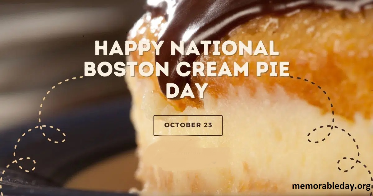 National Boston Cream Pie Day Pic