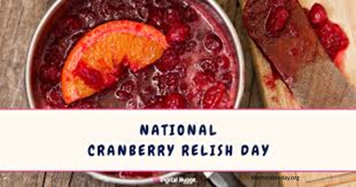 National Cranberry Relish Day