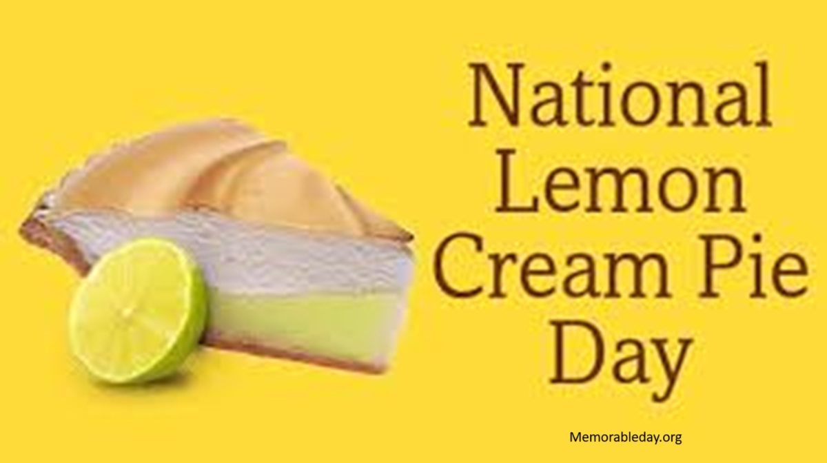 National Lemon Cream Pie Day