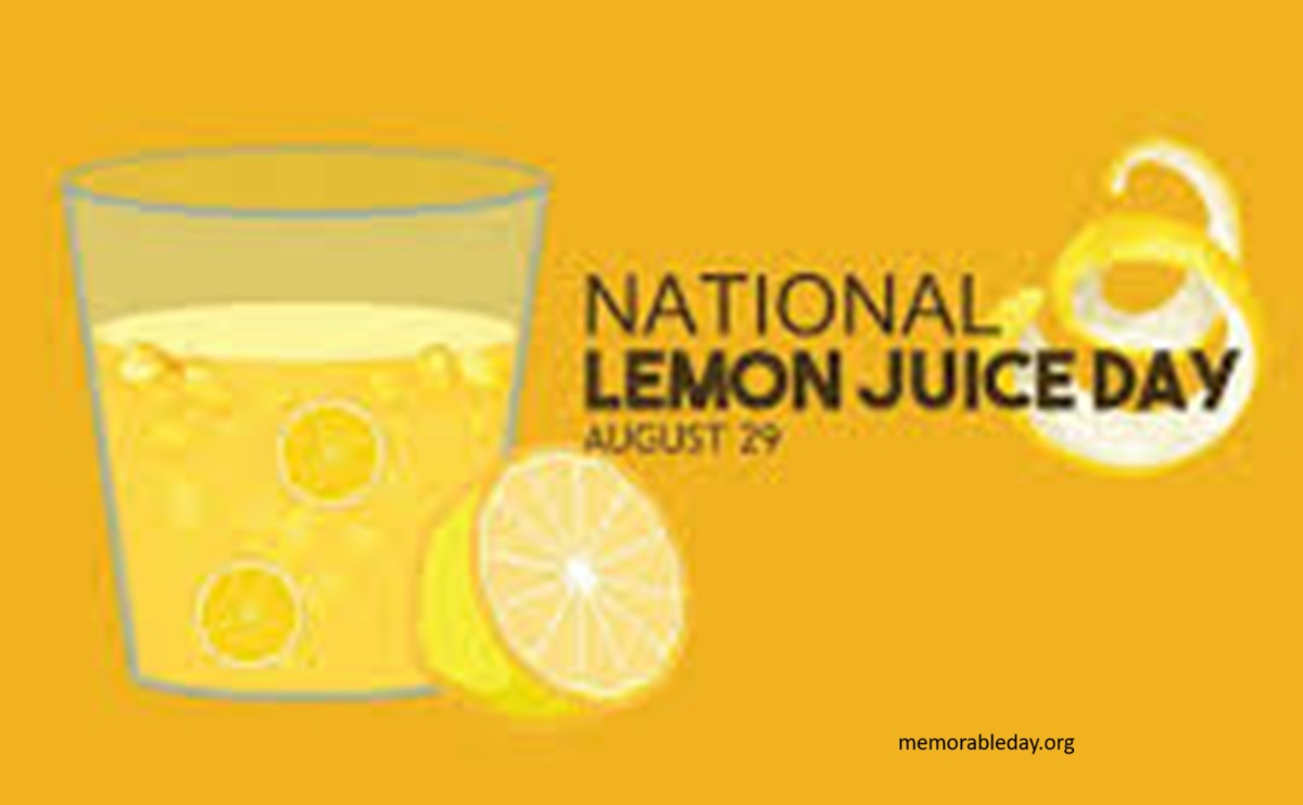 National Lemon Juice Day