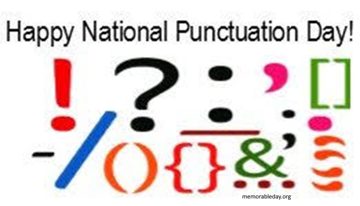 National Punctuation Day