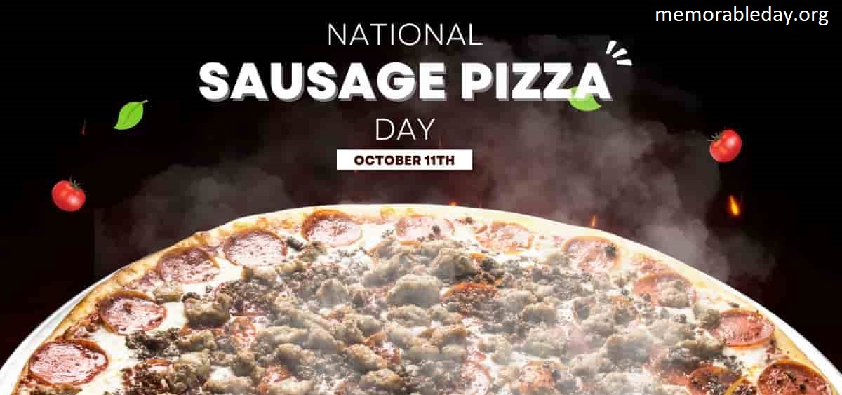 National Sausage Pizza Day Pic