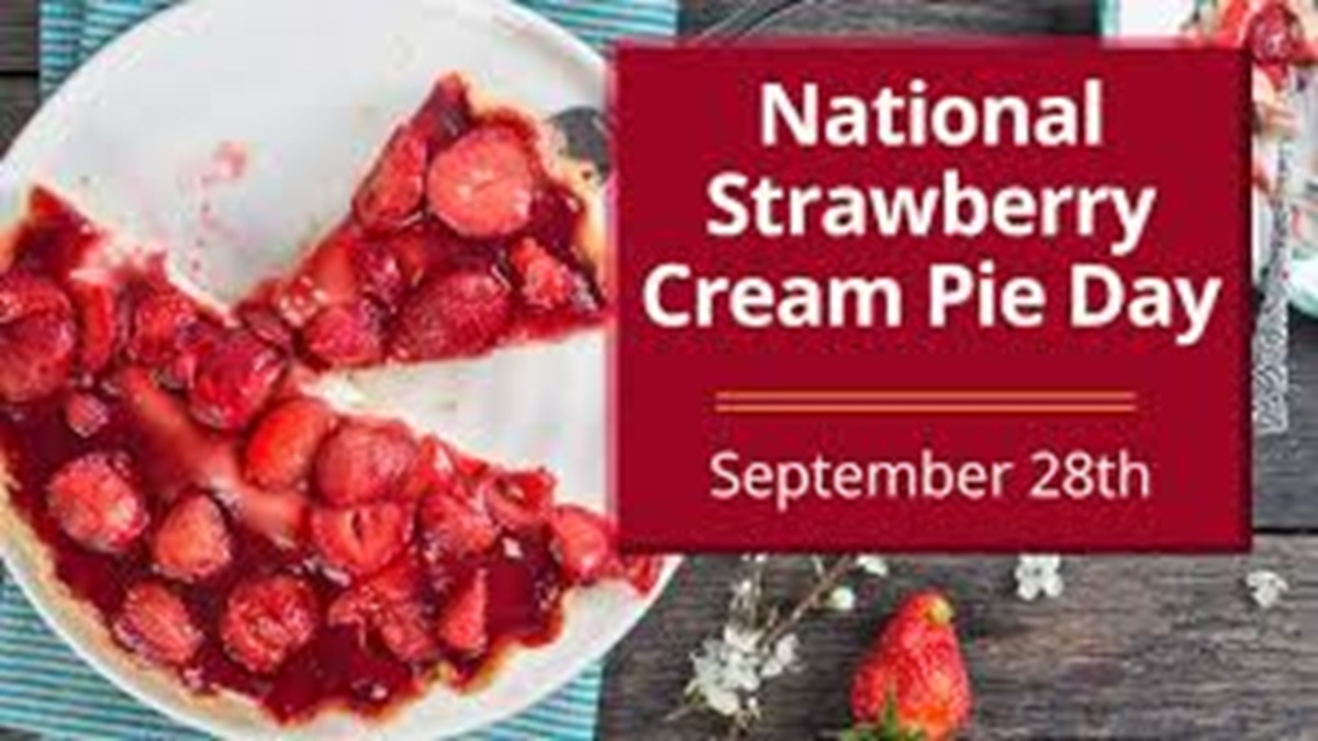 National Strawberry Cream Pie Day