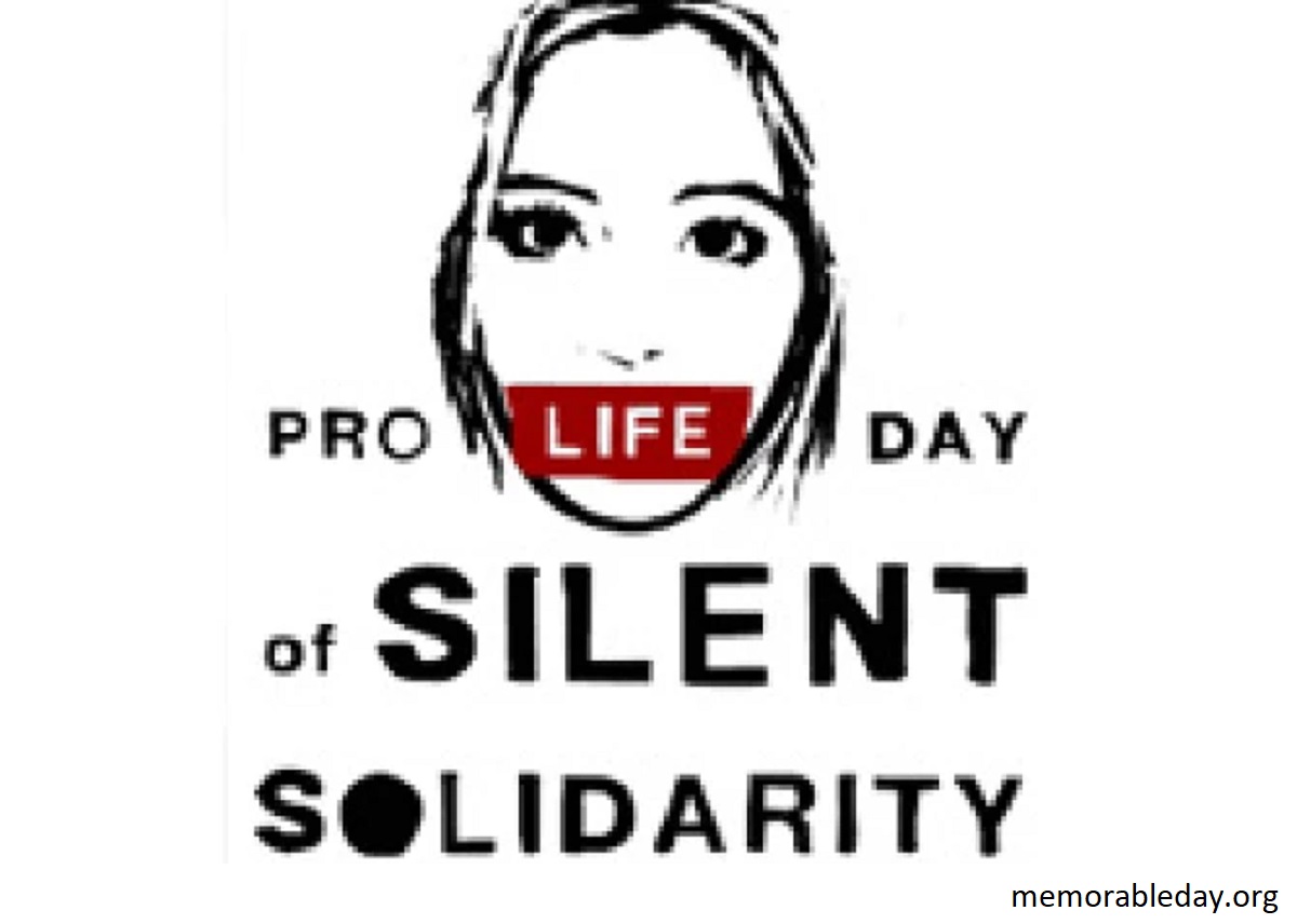 Pro-Life Day of Silent Solidarity Pic