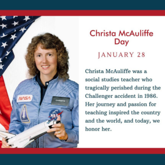 Celebrate Christa McAuliffe Day – January 28