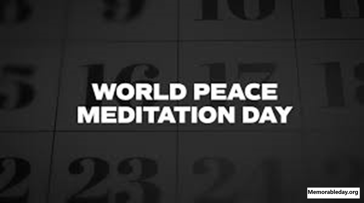 World Peace Meditation Days